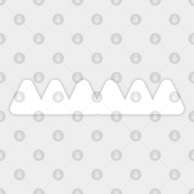 Sierpinski Triangle Sticker by ScienceCorner